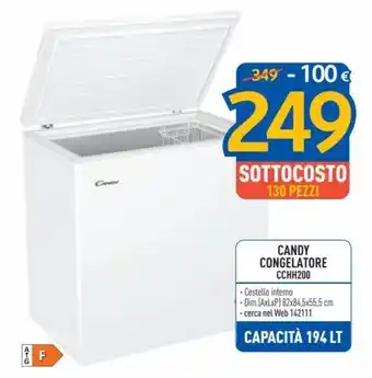 FreeShop Candy Congelatore CCHH200 offerta