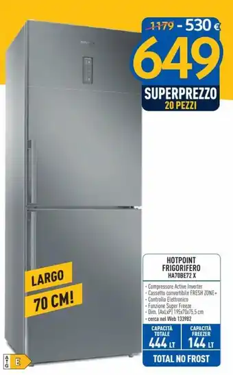 FreeShop Hotpoint Frigorifero HA70BE72X offerta