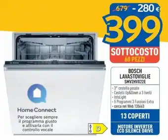 FreeShop Bosch Lavastoviglie SMV2HVX22E offerta