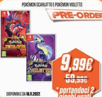 FreeShop Nintendo Switch Pokémon Scarlatto E Pokémon Violetto offerta