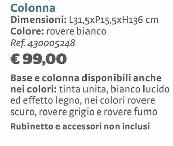 Colonna bagno