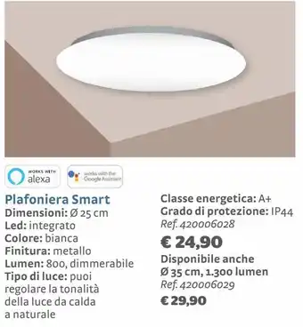 Bricocenter Plafoniera smart offerta