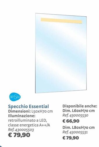 Bricocenter Specchio essential offerta