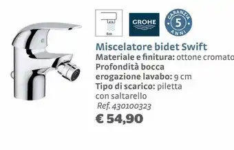 Bricocenter Miscelatore bidet swift offerta