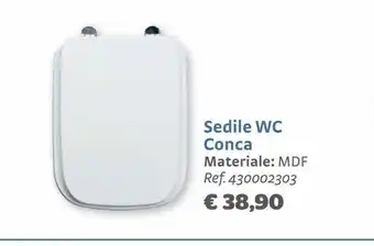 Bricocenter Sedile wc conca materiale: mdf offerta