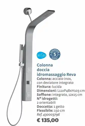 Bricocenter Colonna doccia idromassaggio reva offerta
