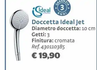 Bricocenter Doccetta ideal jet diametro doccetta: 10cm offerta