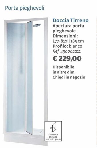 Bricocenter Doccia tirreno offerta