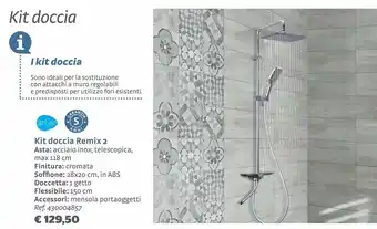Bricocenter Kit doccia remix 2 offerta