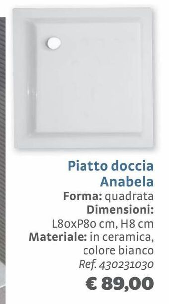 Bricocenter Piatto doccia anabela offerta