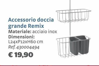 Accessorio doccia grande remix