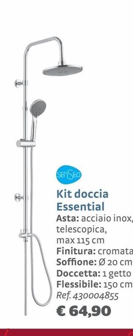 Bricocenter Kit doccia essential offerta