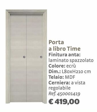 Bricocenter Porta a libro time offerta