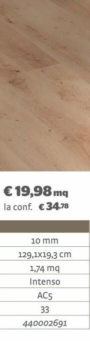 Bricocenter Pavimento nilo 10mm passaggio: intenso offerta