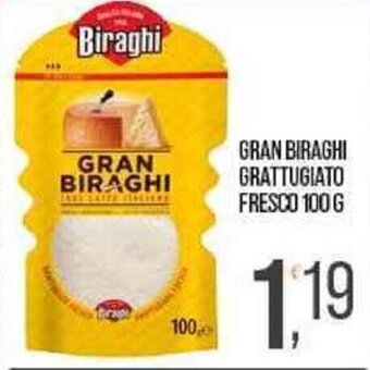 Cash pro Gran Biraghi Grattugiato fresco 100 g offerta