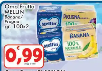 Mellin Omo Frutta 2x100gr