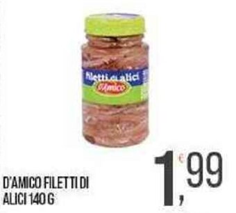 D'Amico Filetti di Alici 140 g