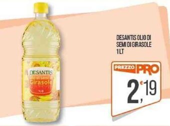 Cash pro Desantis Olio di Semi di Girasole 1 lt offerta