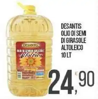Cash pro Desantis Olio di Semi di girasole altoleico 10 lt offerta