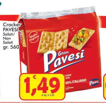 Paghi Poco Cracker Pavesi 560gr offerta