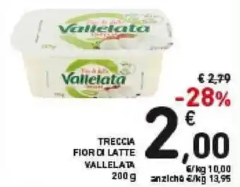 Spazio Conad Vallelata Treccia Fior di Latte 200 g offerta