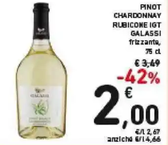 Pinot Chardonnay Rubicone IGT Galassi Frizzante 75 cl
