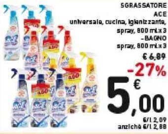 Spazio Conad Ace Sgrassatore offerta