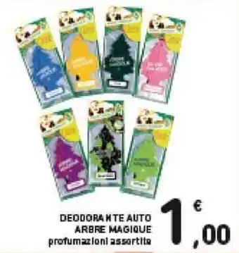 Spazio Conad Arbre Magique Deodorante Auto offerta