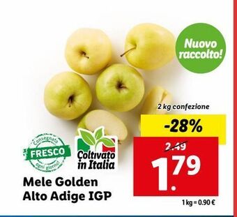 Lidl Mele golden offerta
