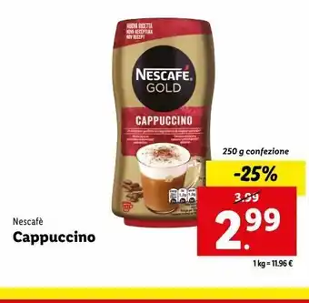 Lidl Caffè nescafè offerta