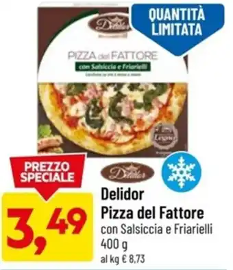 Supermercati Piccolo Delidor Pizza del Fattore 400 g offerta