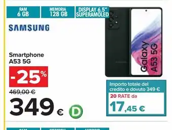 Carrefour Iper Smartphone samsung a56 5g offerta