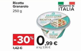 Carrefour Iper Ricotta granarolo 250g offerta
