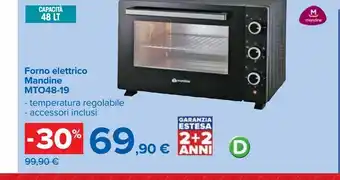Carrefour Iper Forno elettrico mandine mto 48-19 offerta