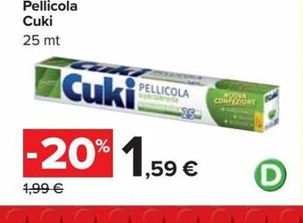 Pellicola cuki 25 mt