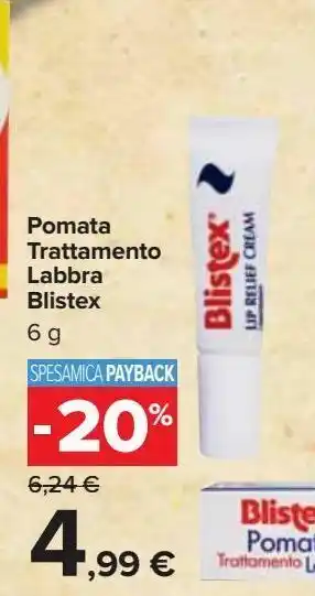 Pomata trattamento labbra blistex 6 g