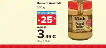 Burro di arachidi 350g