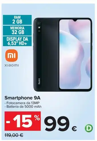 Carrefour Iper Smartphone 9a offerta
