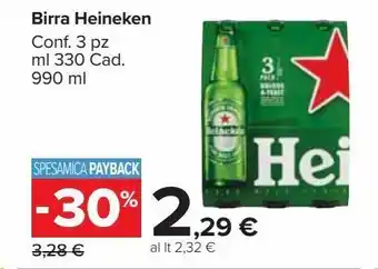 Carrefour Market Birra heineken offerta