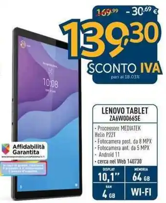 Sinergy Lenovo Tablet ZA6W0066SE offerta