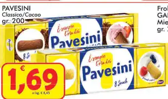Paghi Poco Pavesini Classico/Cacao 200gr offerta