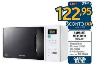 Sinergy Samsung Microonde GE73A/XET offerta