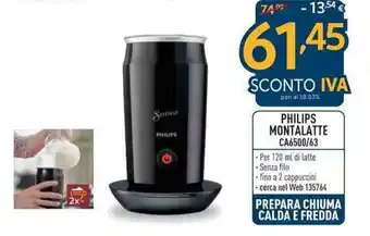 Sinergy Philips Montalatte CA6500/63 offerta