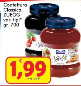 Paghi Poco Zuegg Confettura Classica 700gr offerta