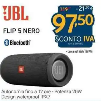 JBL Flip 5 Nero