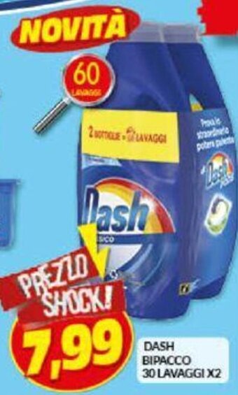 Risparmio Casa Dash Bipacco 30 lavaggi x2 offerta