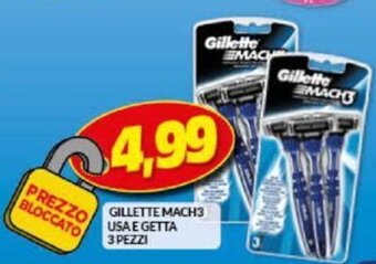 Risparmio Casa Gillette Mach3 Usa e Getta 3 pezzi offerta