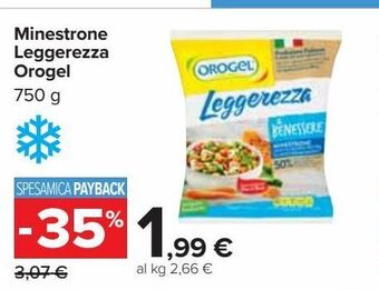 Carrefour Market Minestrone leggerezza orogel offerta