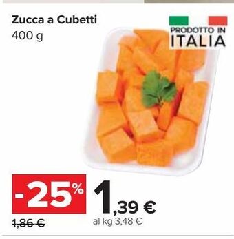 Carrefour Market Zucca a cubetti offerta