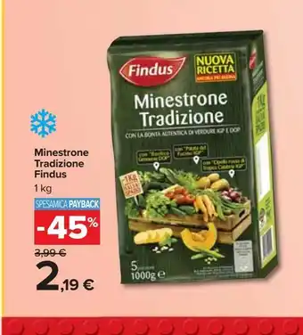 Carrefour Market Minestrone tradizione findus offerta